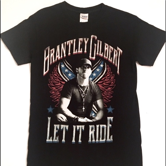 Tops - Brantley Gilbert 2014 Let IT Ride Tour T-shirt